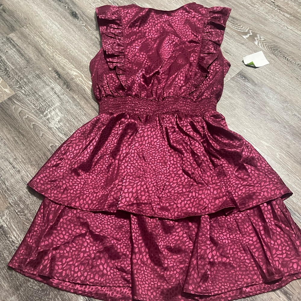 Cheetah print dress sheer